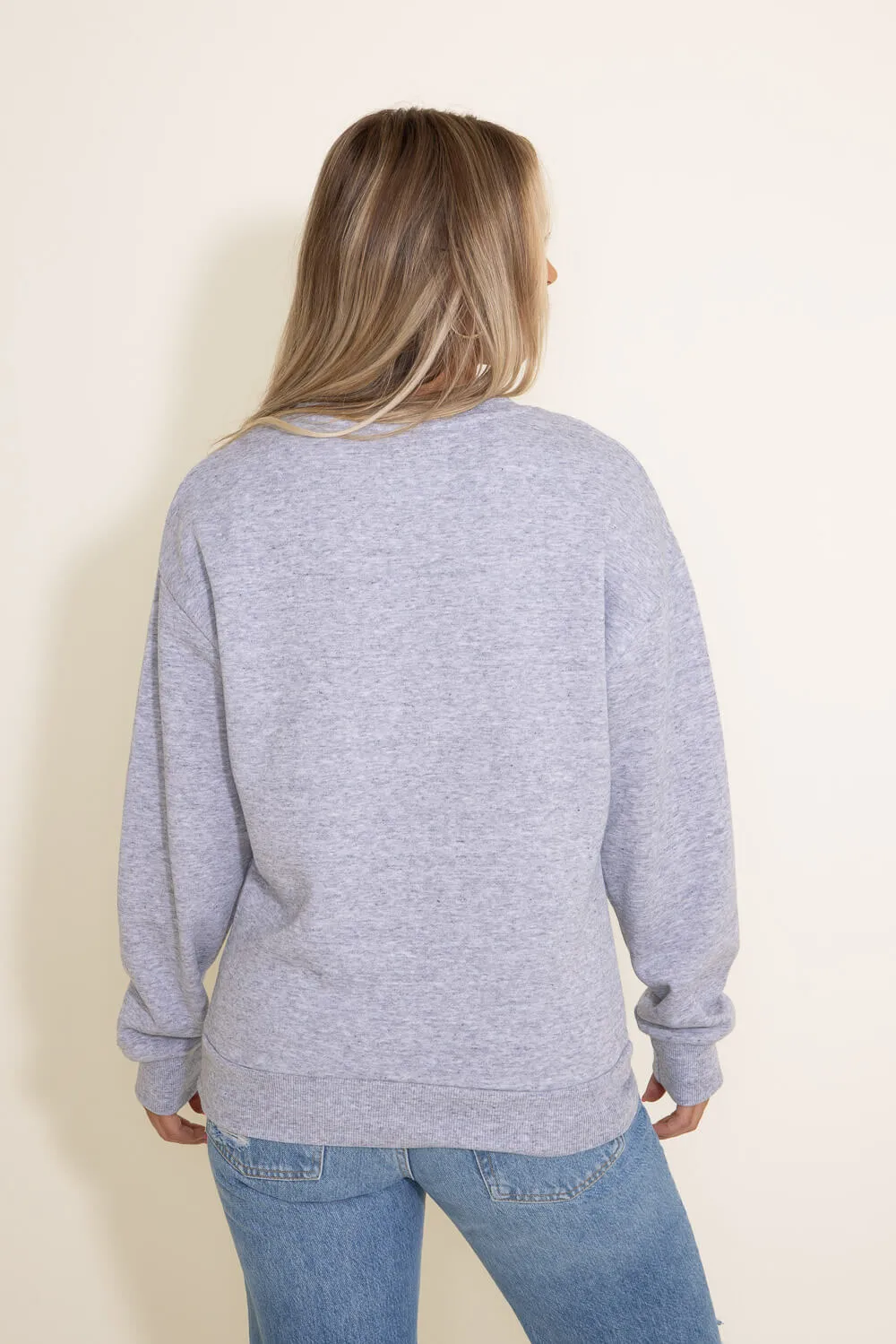 1897 Active Pickleball Fleece Sweatshirt for Women in Heather Grey | GT076-PICKLEBALL-LTHEATHERGRAY