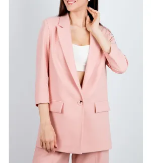 2 Pieces Single Buttons Peak Lapel Women Suit (Blazer Pants )