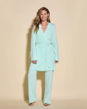 3 Piece Pajama Set With Robe