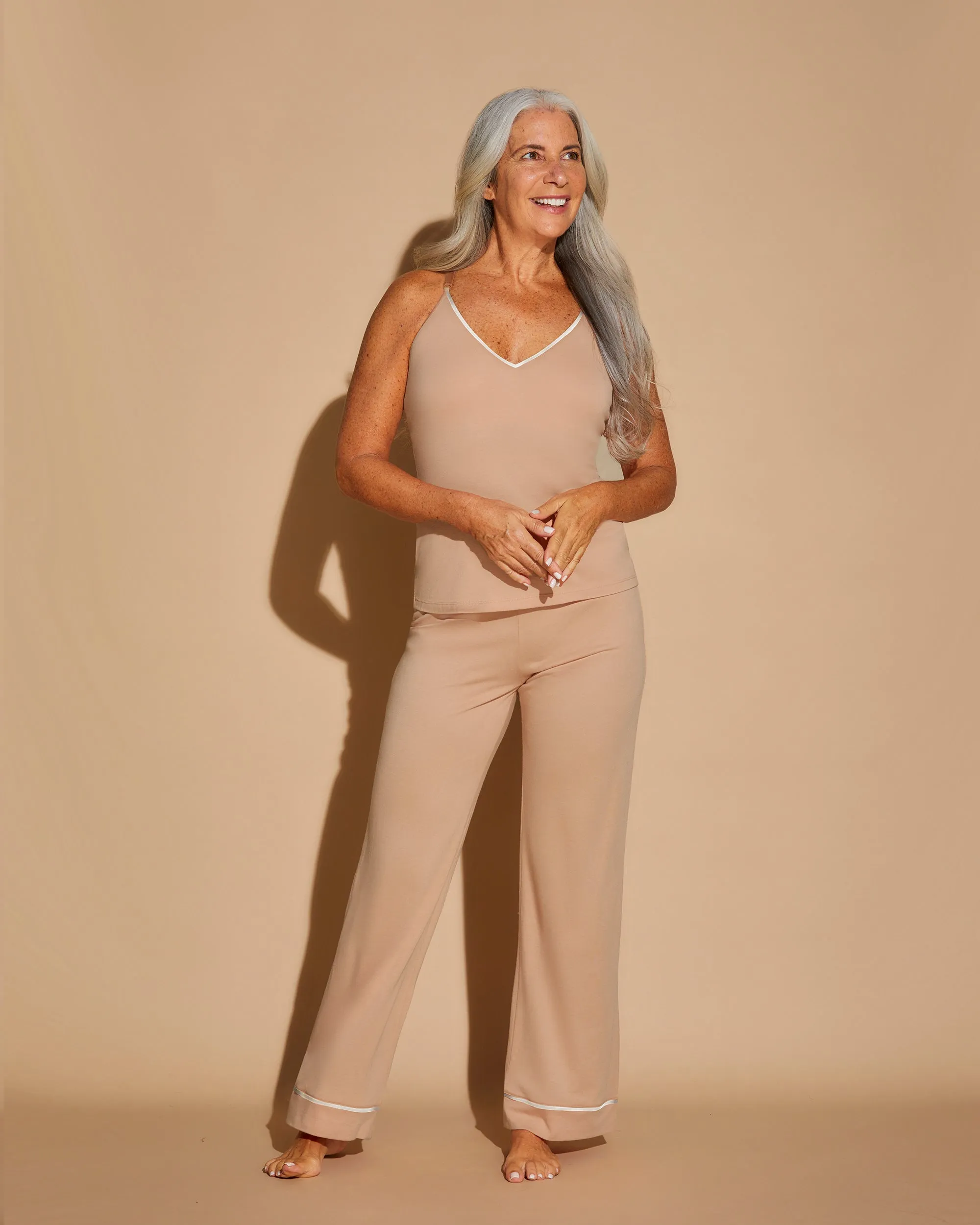 3 Piece Pajama Set With Robe