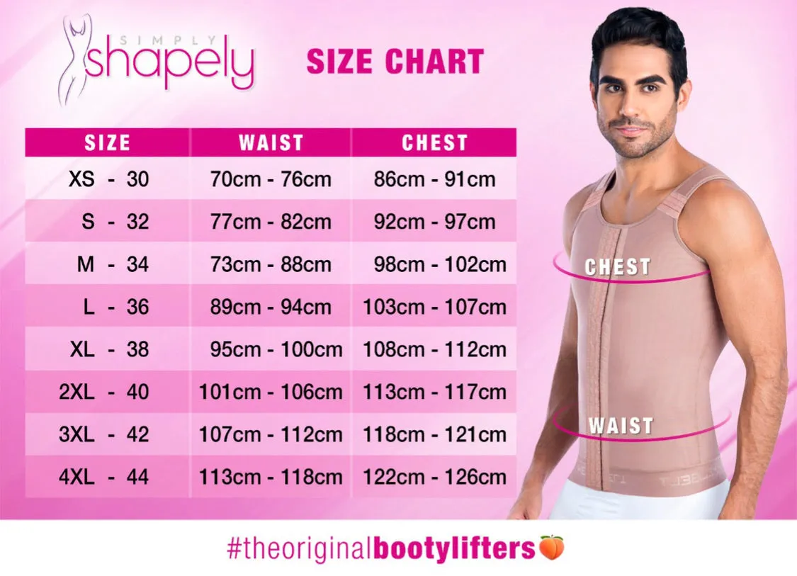 4012 Men’s Full Body Shapewear