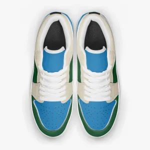 414 Men's Low-Top Leather Basketball Shoes by Niche Era