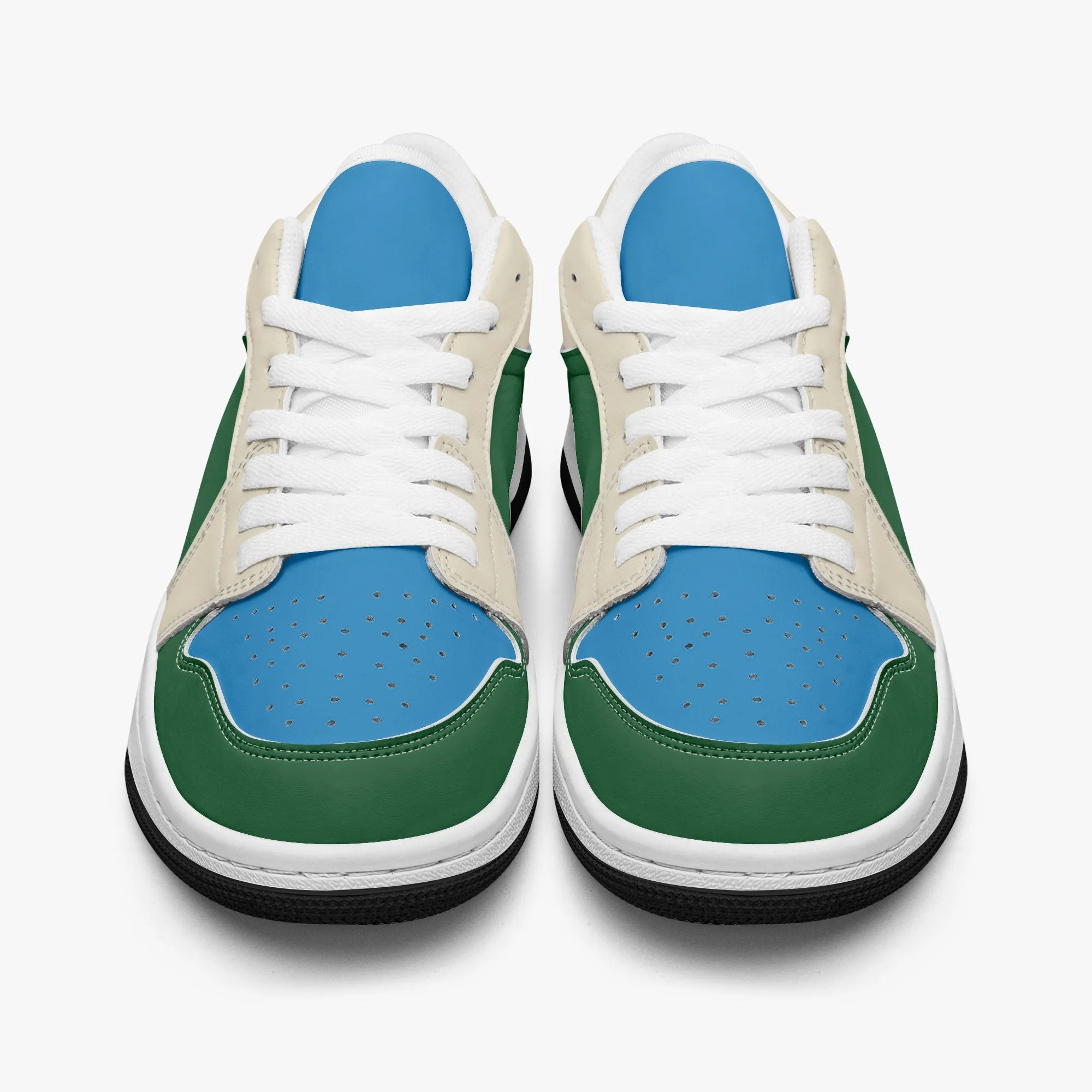414 Men's Low-Top Leather Basketball Shoes by Niche Era