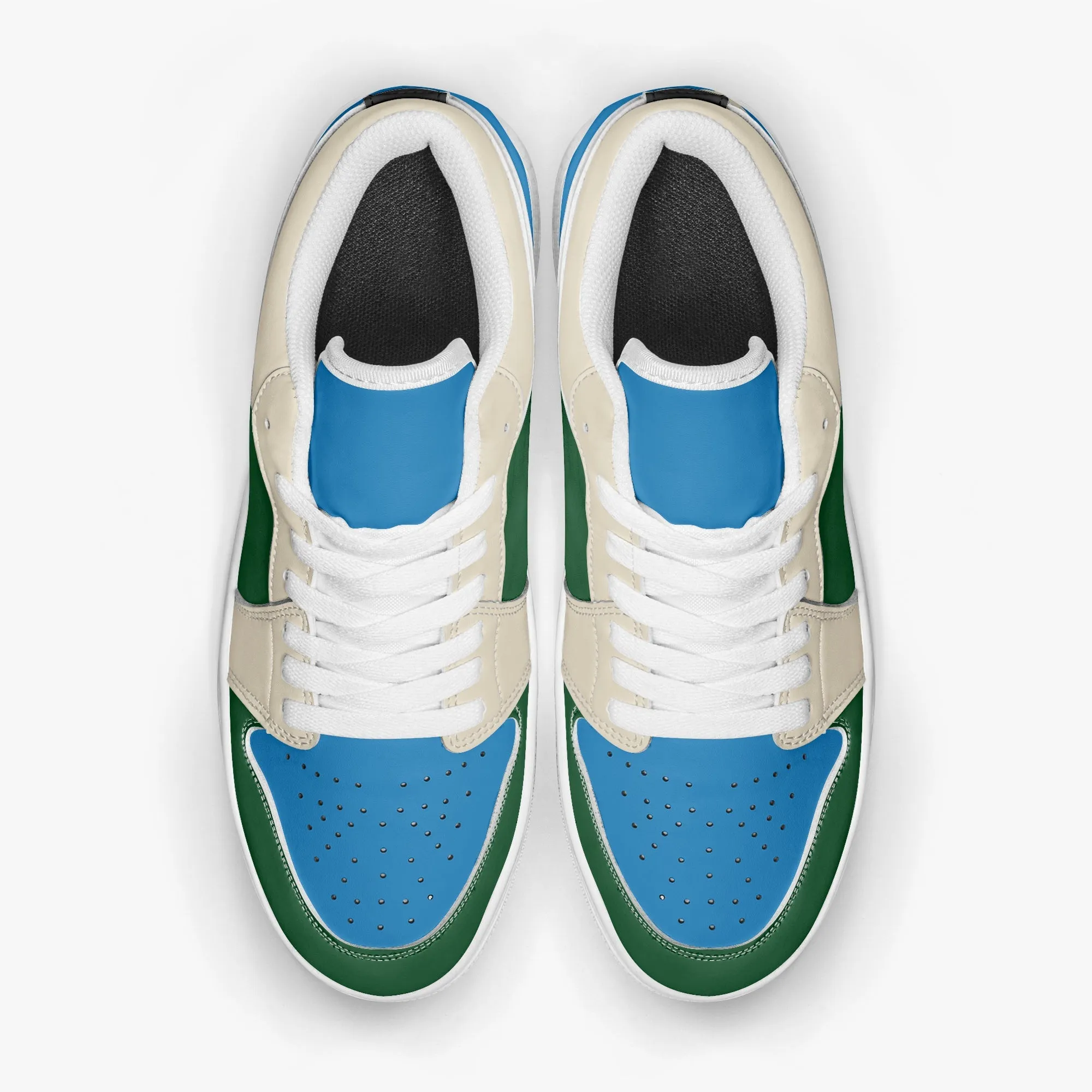 414 Men's Low-Top Leather Basketball Shoes by Niche Era