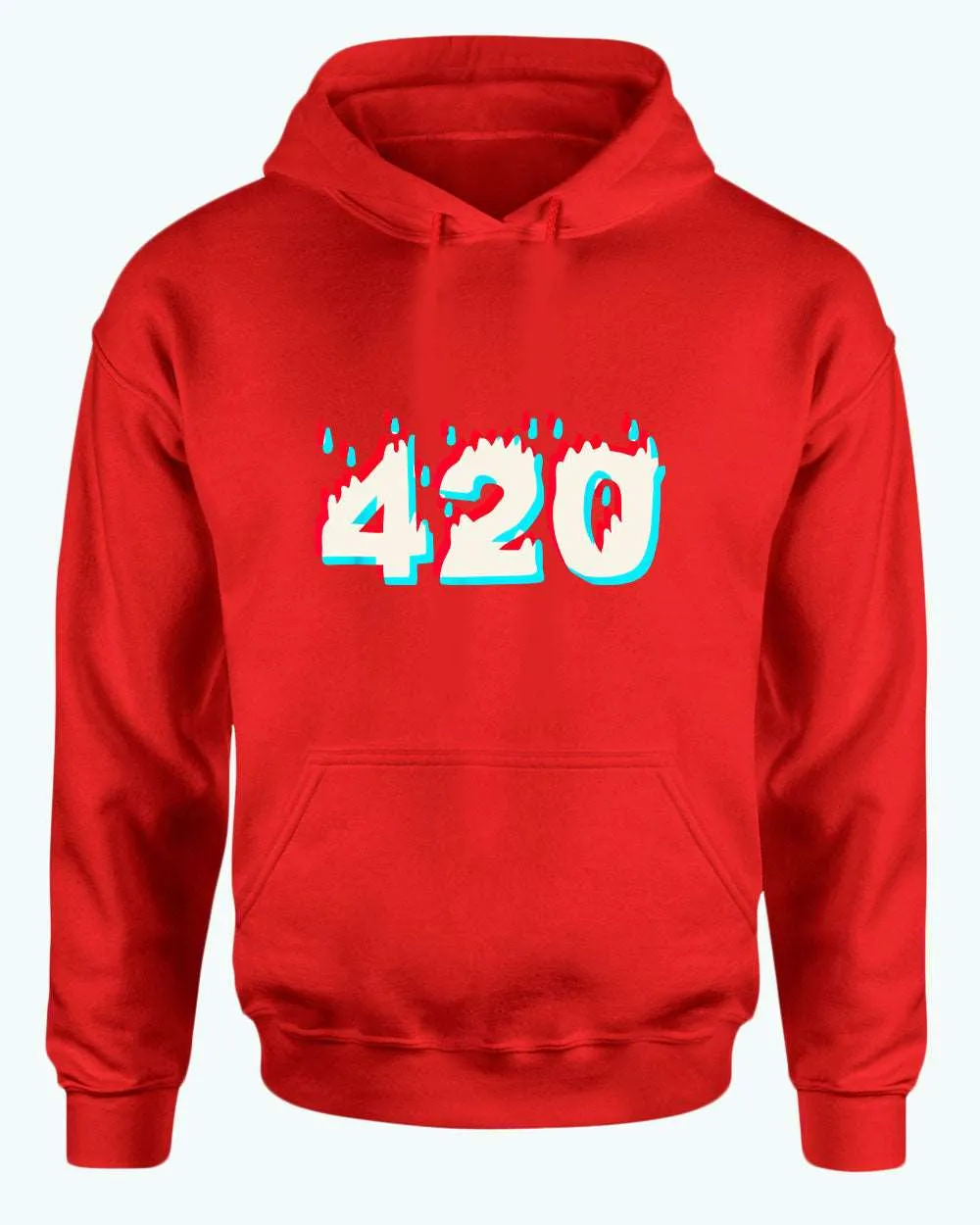 420 tik tok color hoodie
