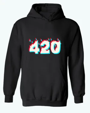 420 tik tok color hoodie