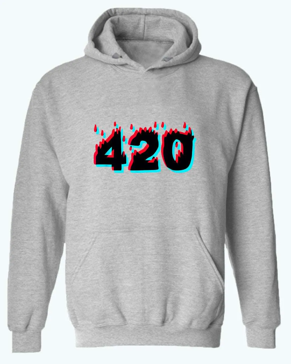 420 tik tok color hoodie