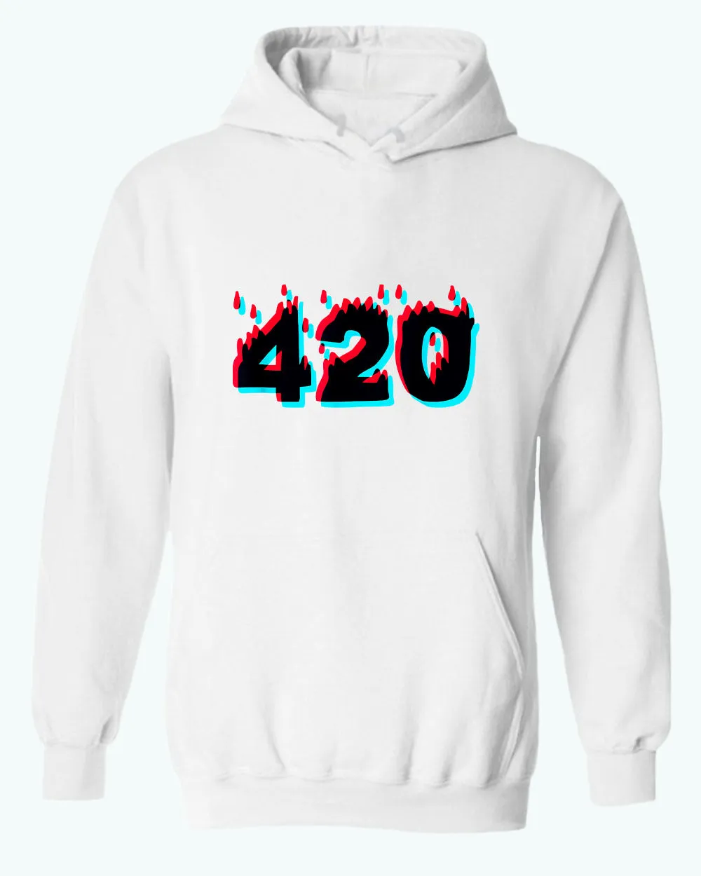 420 tik tok color hoodie