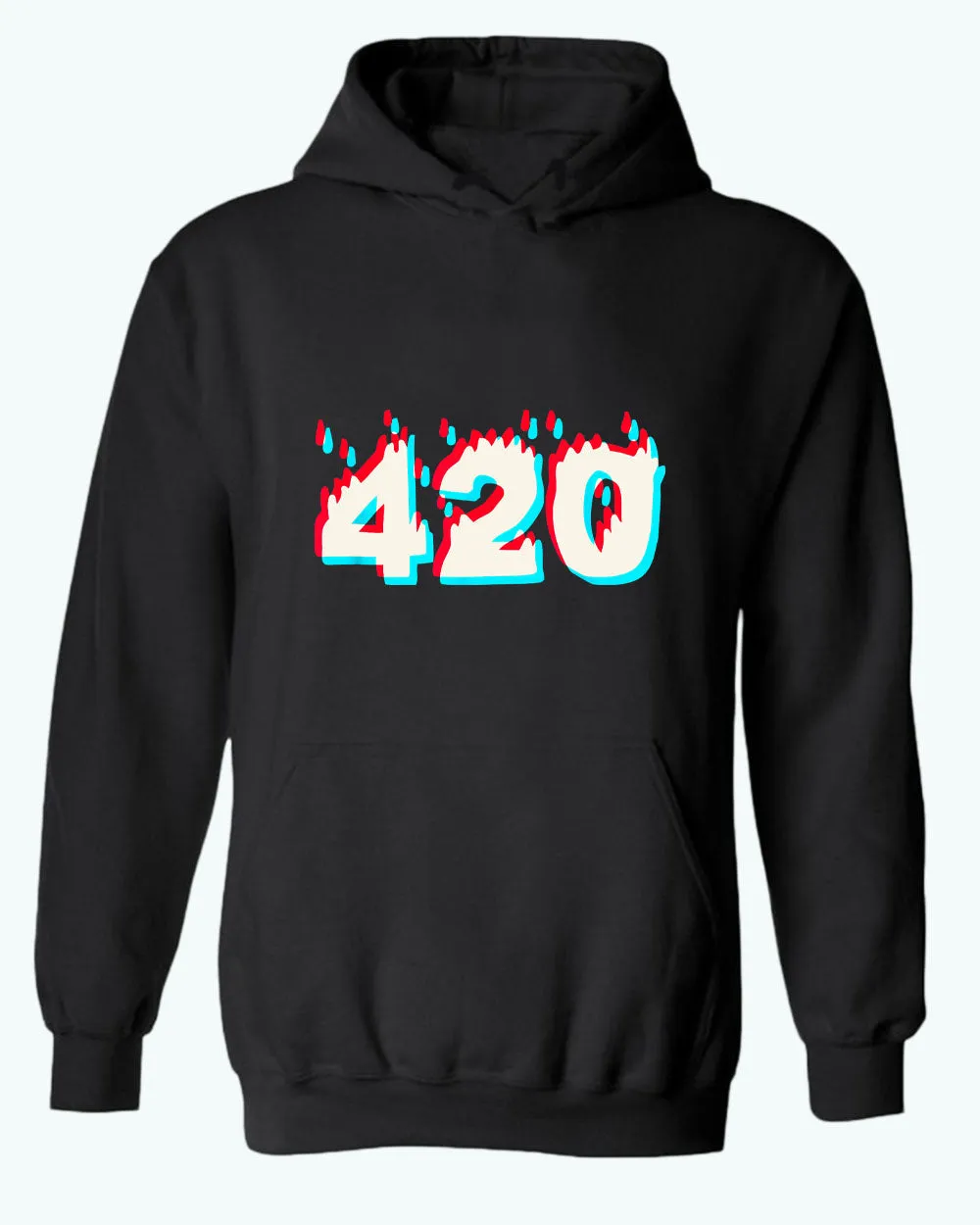 420 tik tok color hoodie