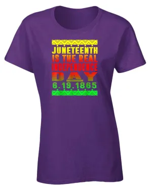 6-19-1865 real independence day t-shirt