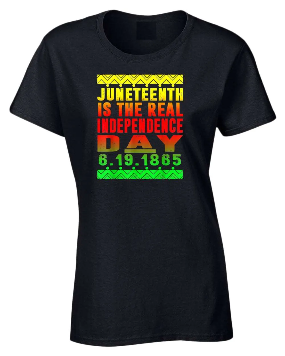 6-19-1865 real independence day t-shirt