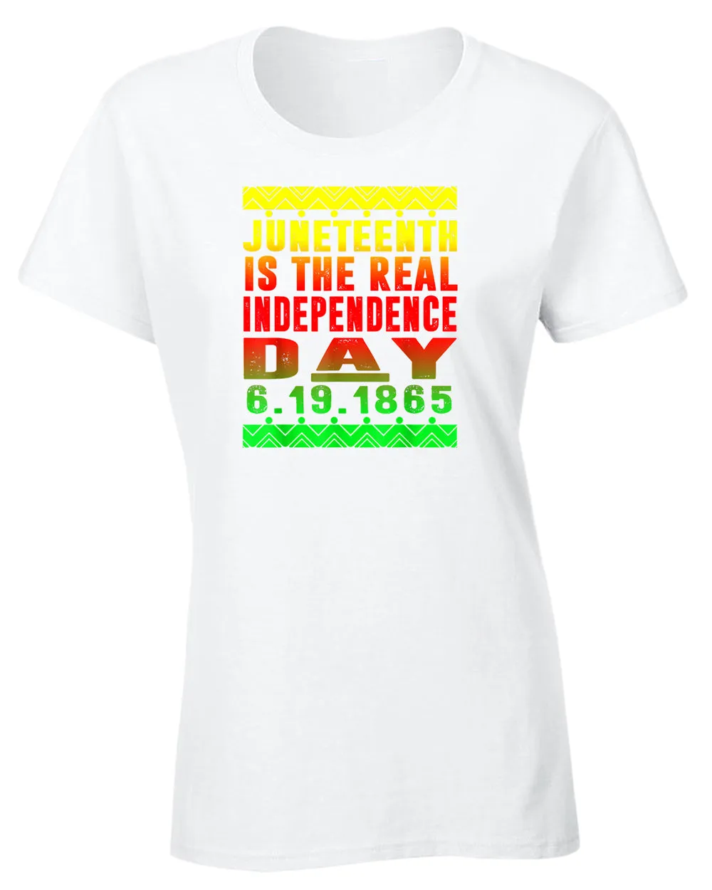 6-19-1865 real independence day t-shirt