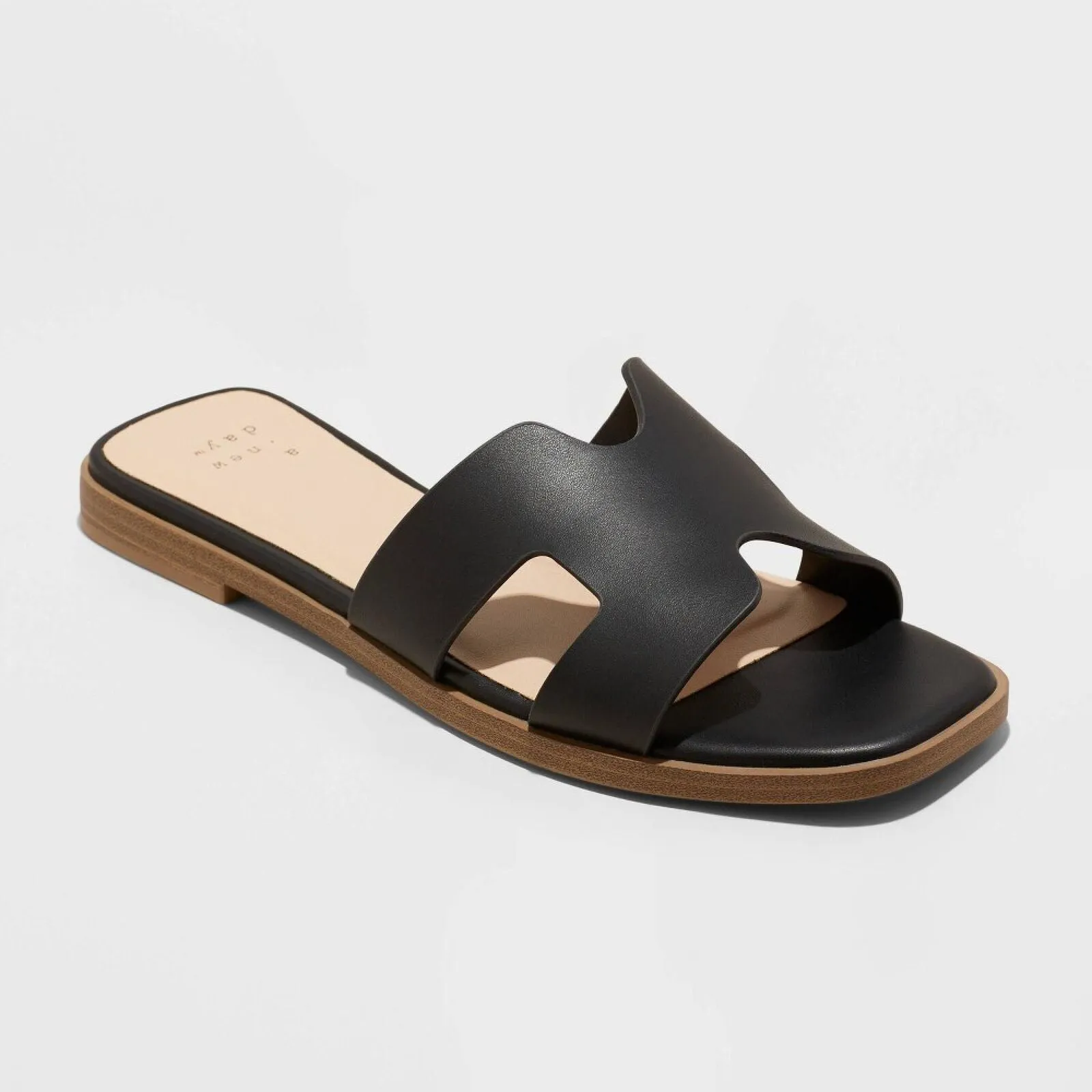 A New Day Women's Nina Slide Sandals 88870712 Black 8M