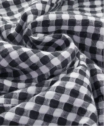 Adora Sweetheart Gingham Button Down Off Shouler Blouse