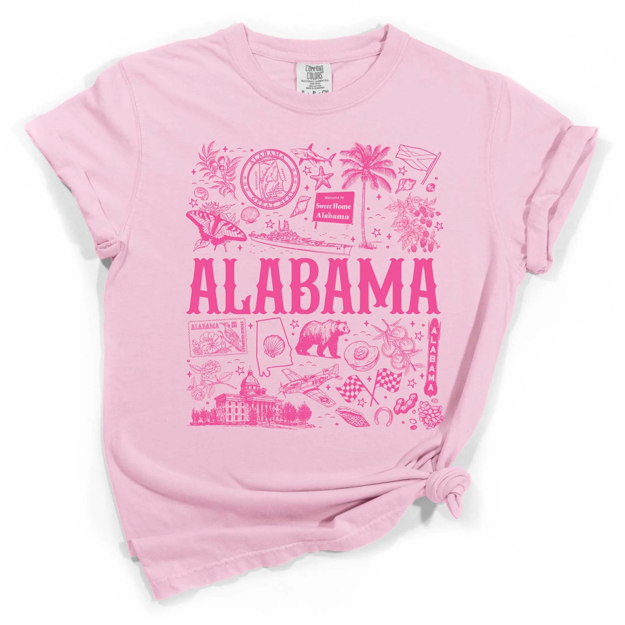 Alabama Collage Short Sleeve T-Shirt