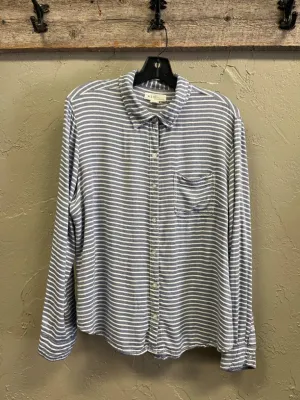 ALC STRIPED BUTTON UP