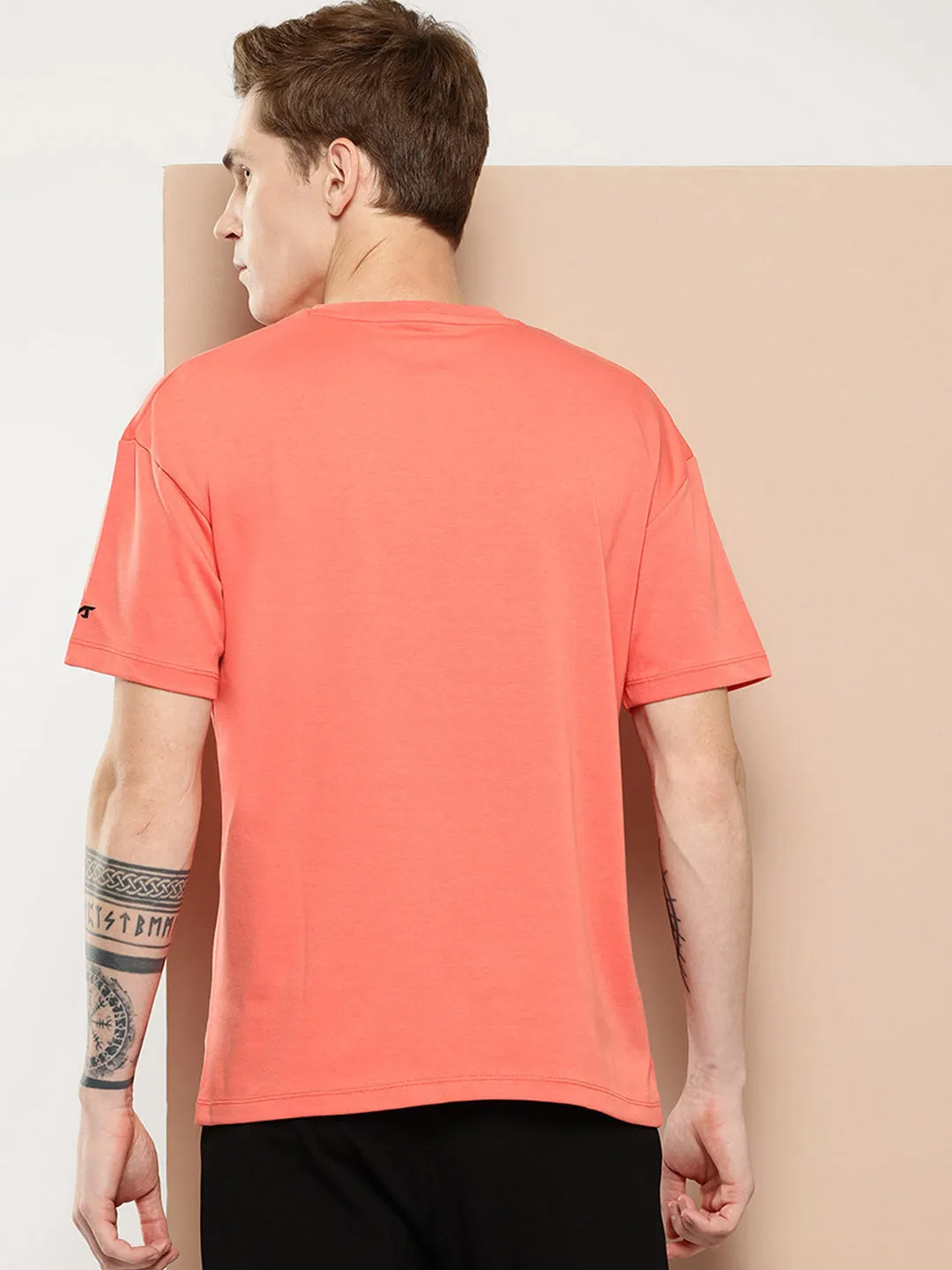 Alcis Men Typography Printed Sports T-shirt
