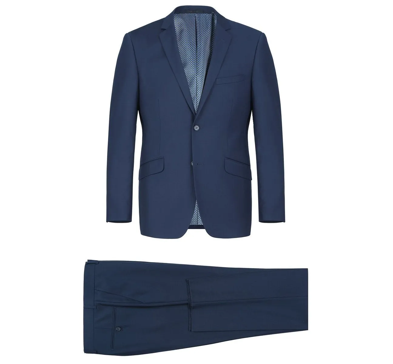 Alessandro Vitello by Renoir Slim Fit Solid Notch Lapel 2-Piece Suit 2110-19