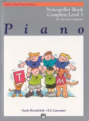 Alfred's Basic Piano Library: Notespeller Book Complete 1 (1A/1B)