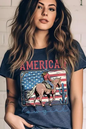 American Cowgirl Graphic Tee