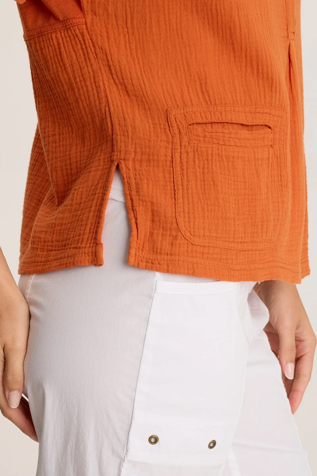 Anders Short Sleeve Collared Top