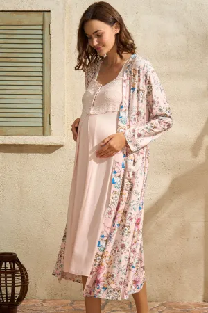 Anil Robe And Nightgown Set