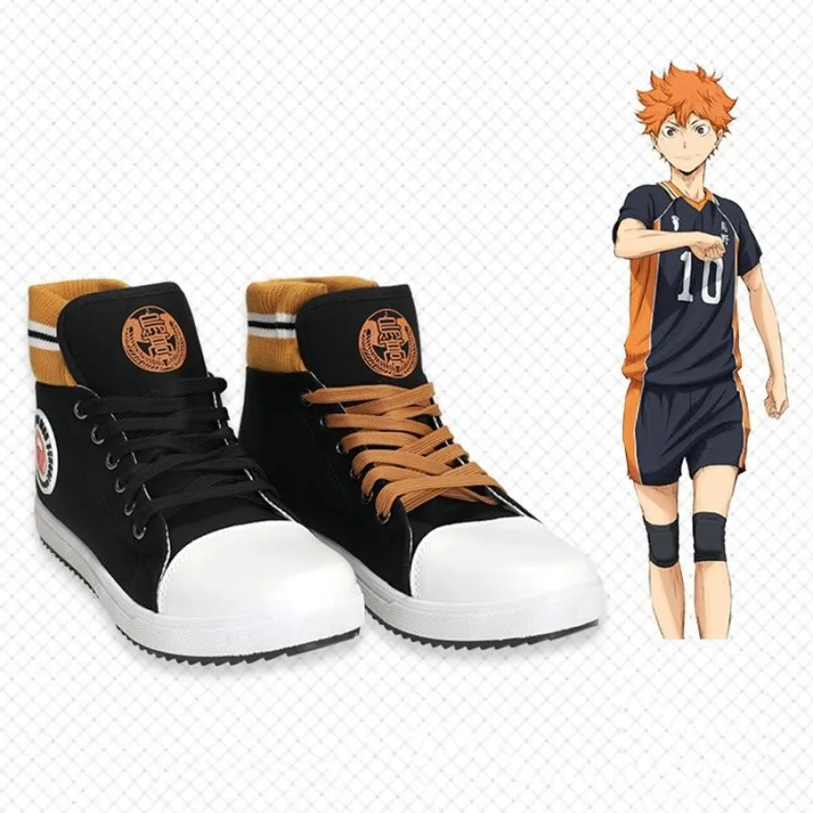 Anime Haikyu!! Hinata Shoyo Cosplay Shoes Canvas Shoes Daily Leisure Shoes C07003