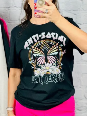 Anti-Social Butterfly Tee