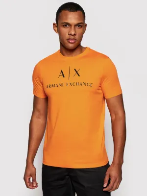 ARMANI EXCHANGE T-shirt 8NZTCJ Z8H4Z 1447 Orange Slim Fit( BLACK LOGO)