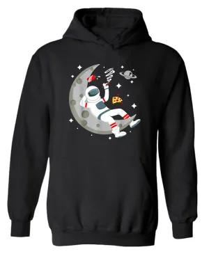 Astronaut chilling 420 hoodie