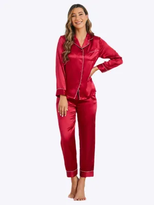 Audrina - Premium Mulberry Relaxation Woman's Pajama Set