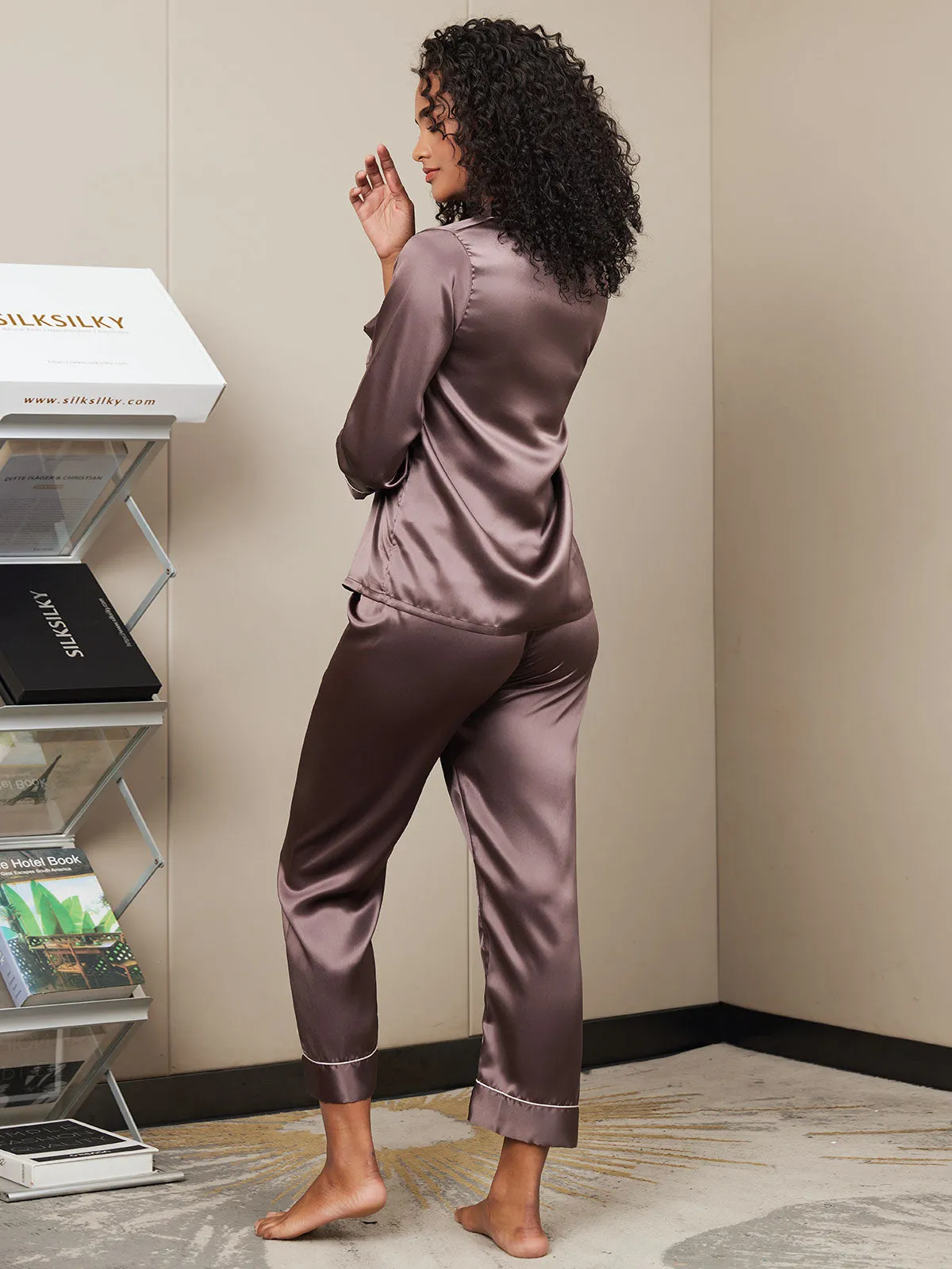 Audrina - Premium Mulberry Relaxation Woman's Pajama Set
