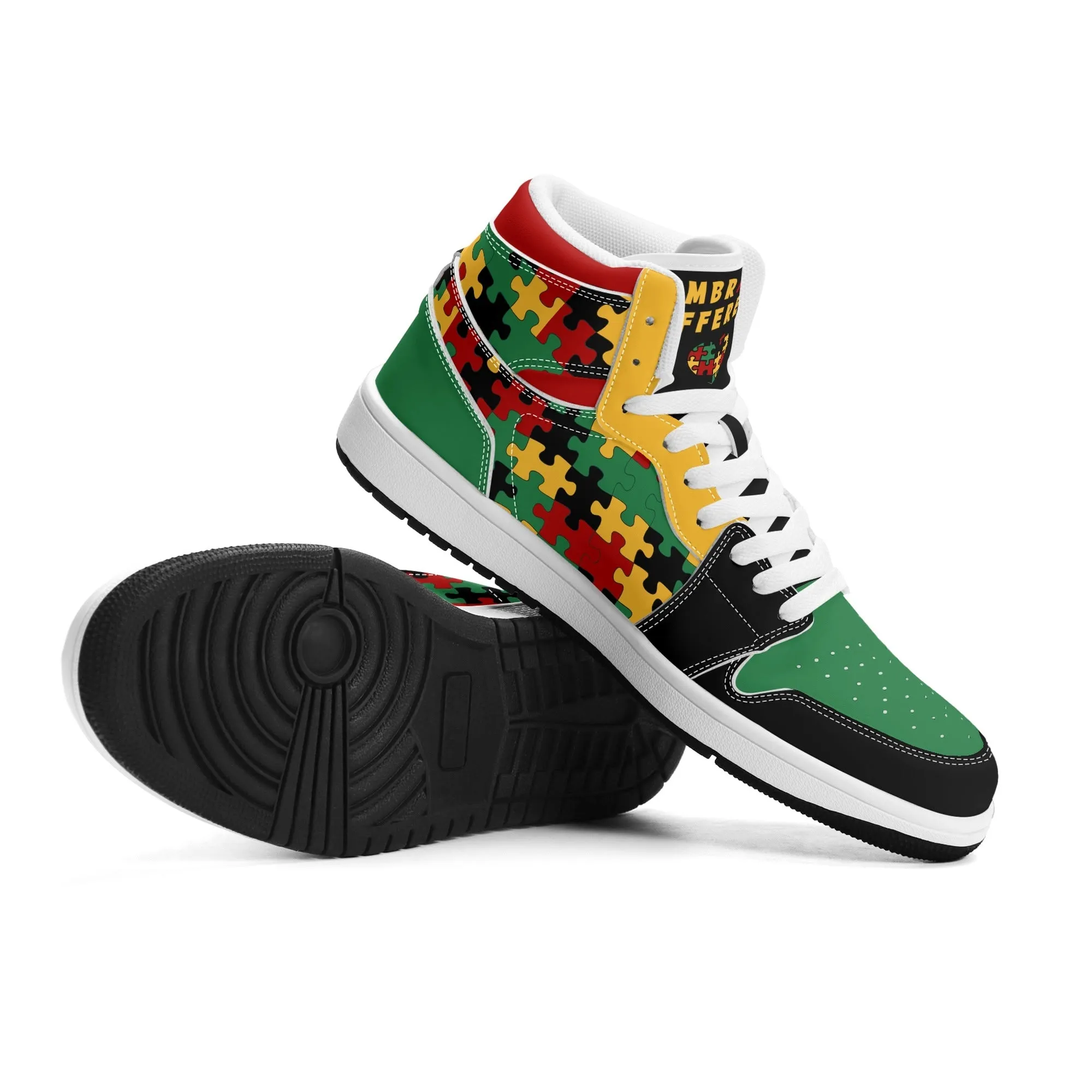 Autism Awareness High Top Shoes