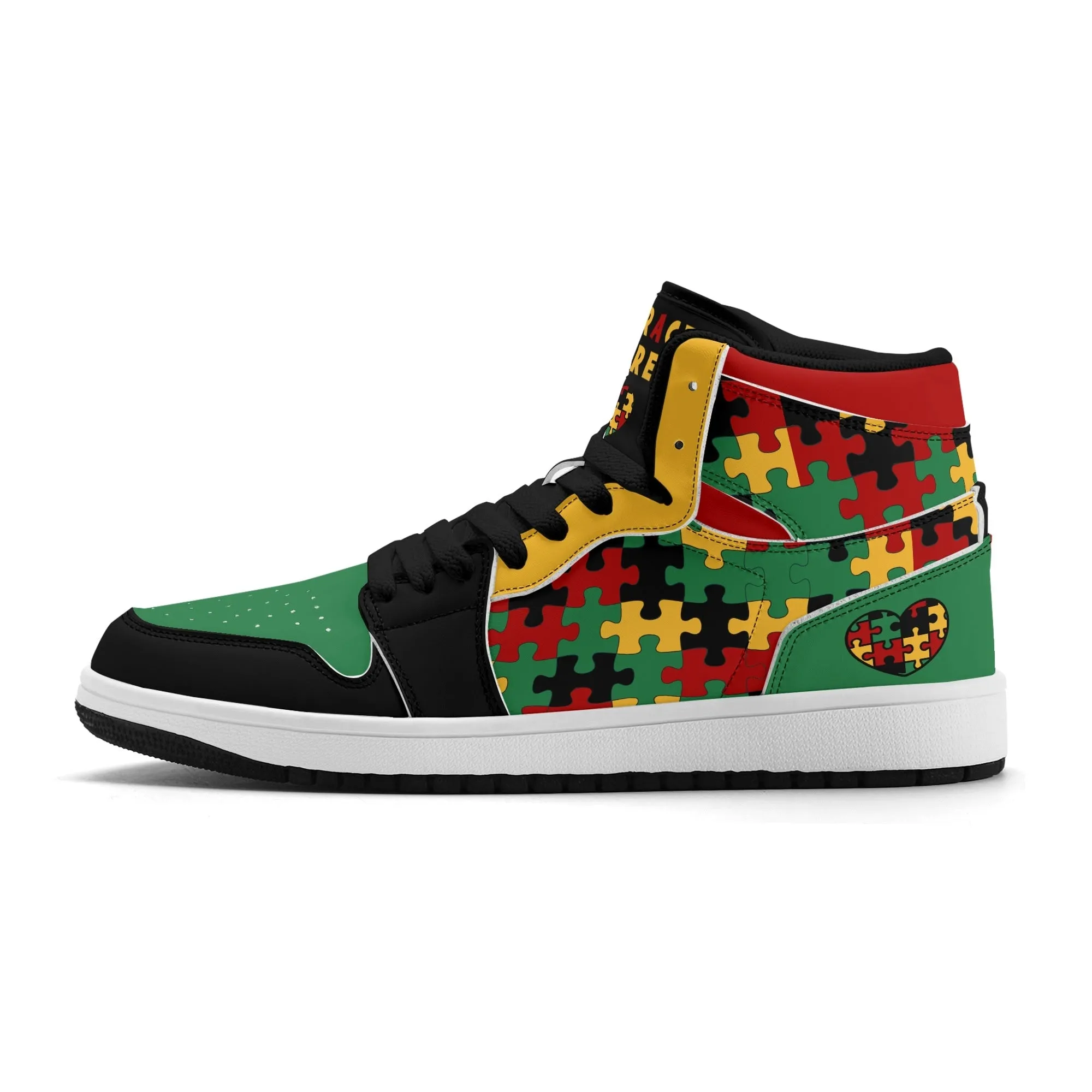 Autism Awareness High Top Shoes