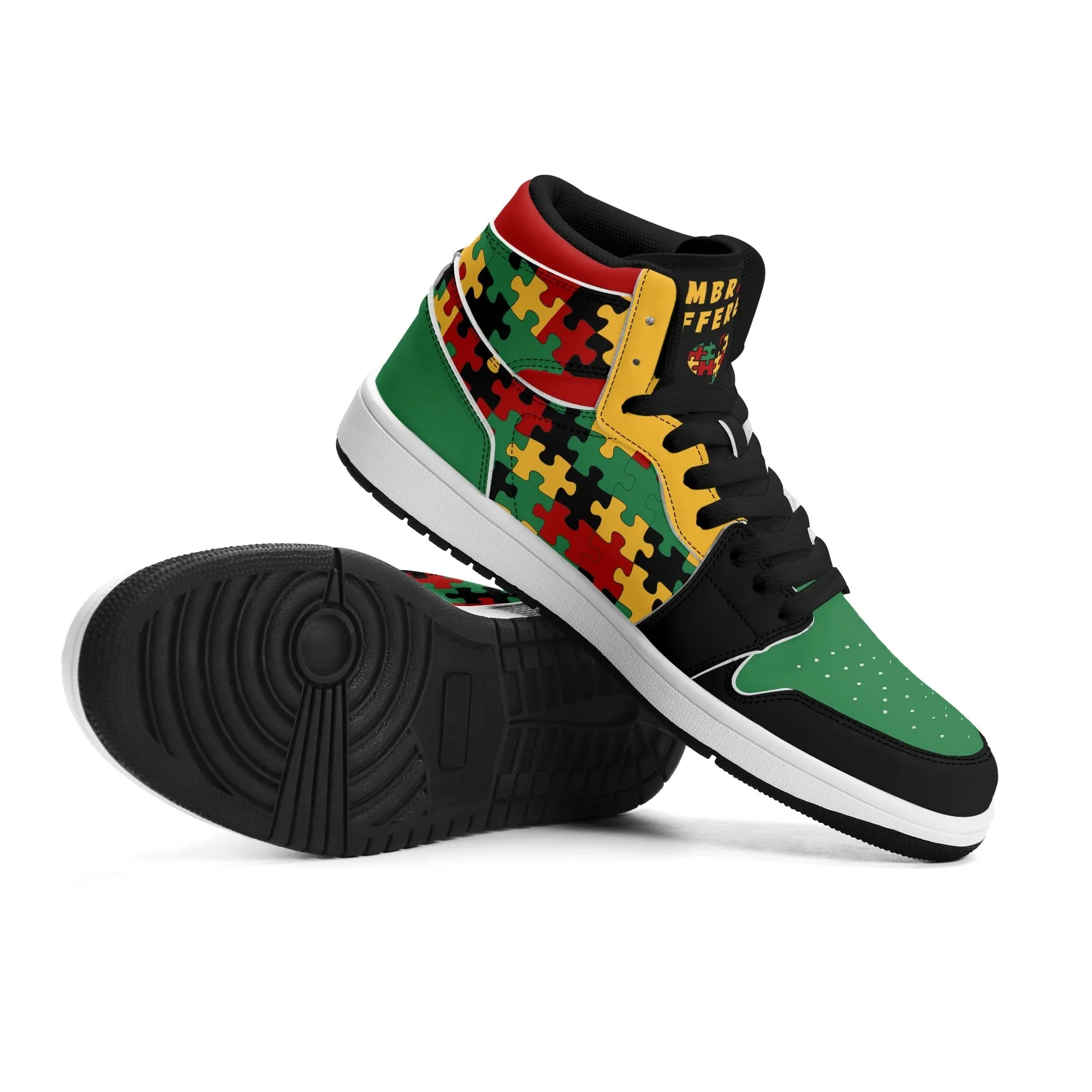 Autism Awareness High Top Shoes
