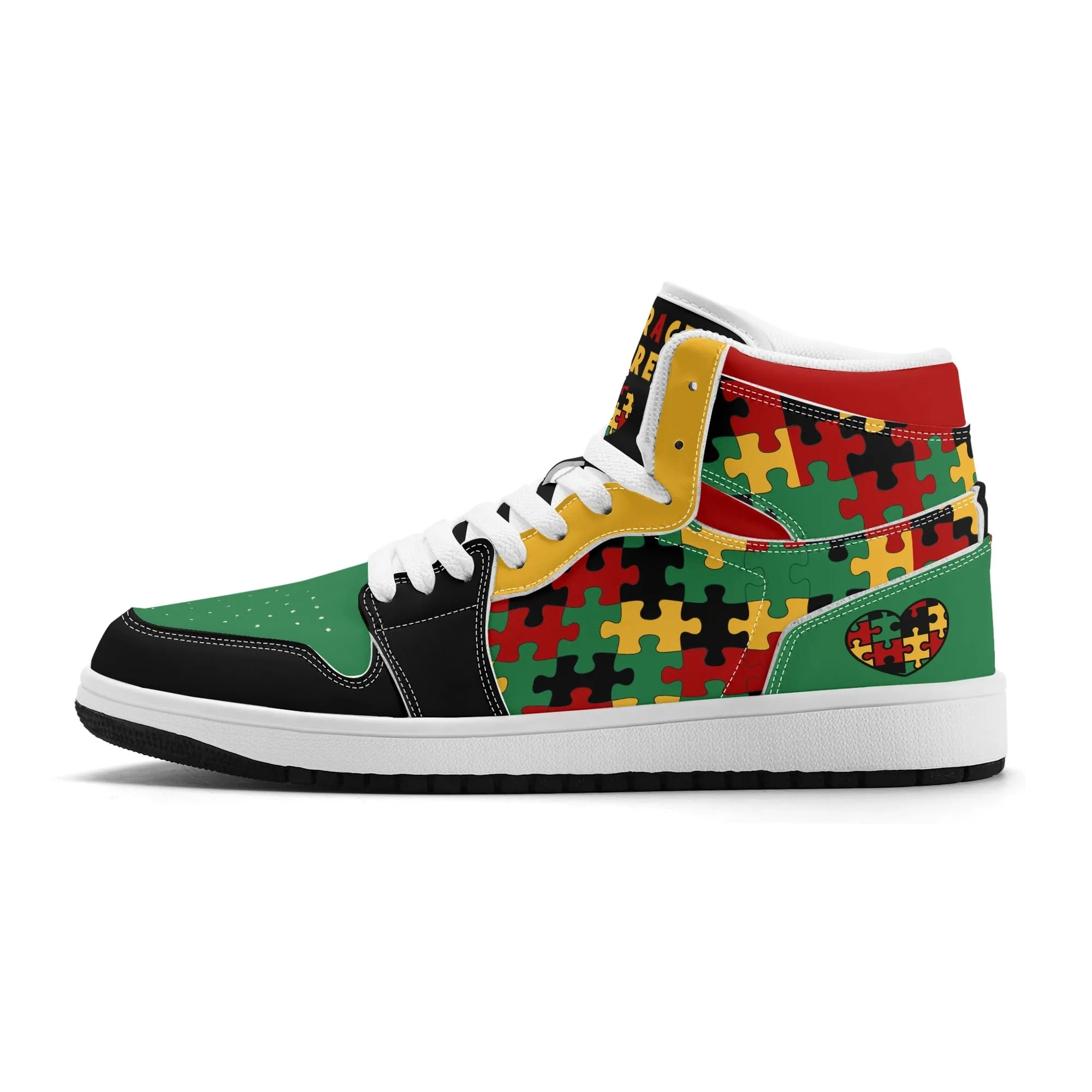 Autism Awareness High Top Shoes