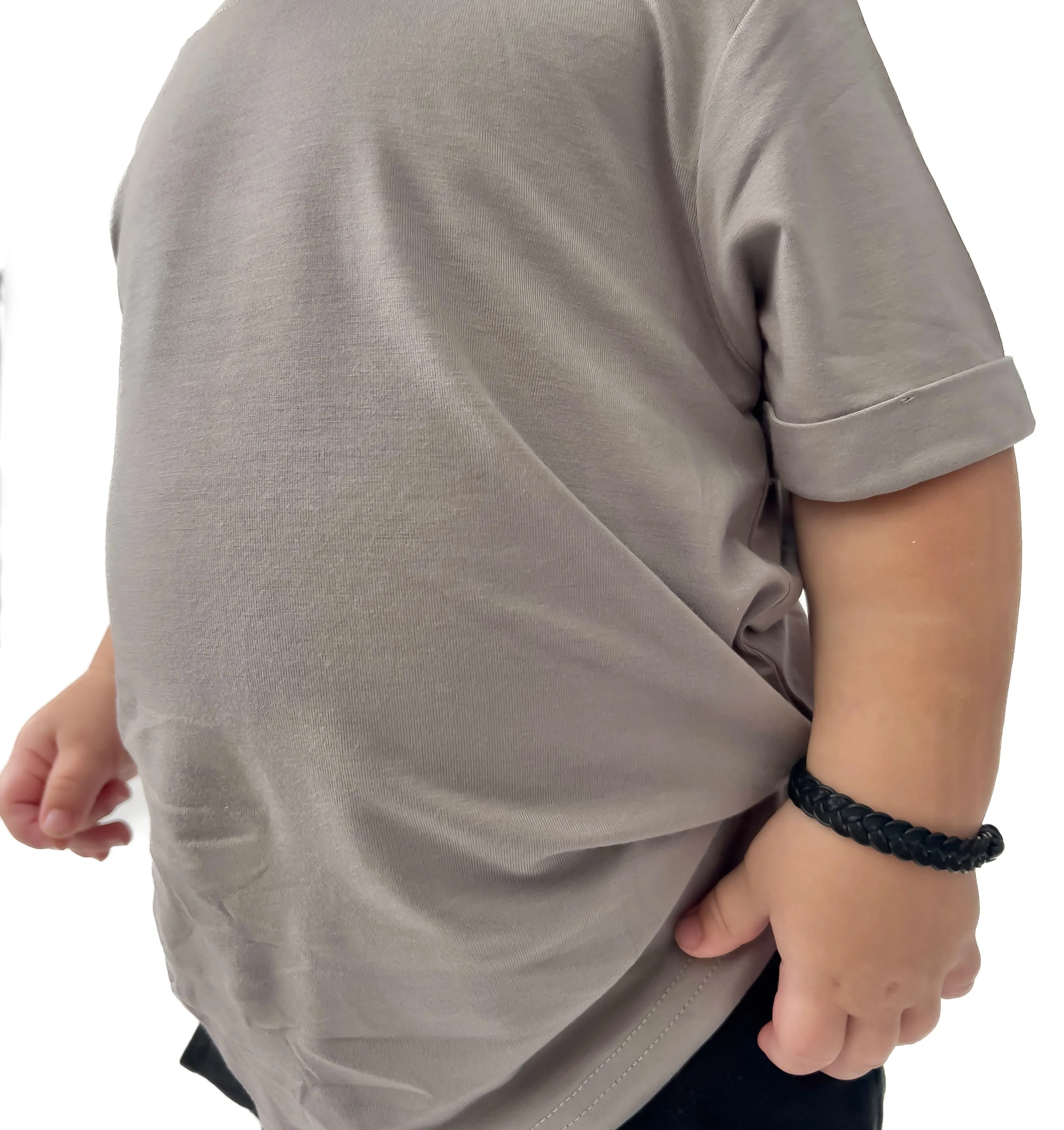 BAMBOO BASIC TEE - SLATE