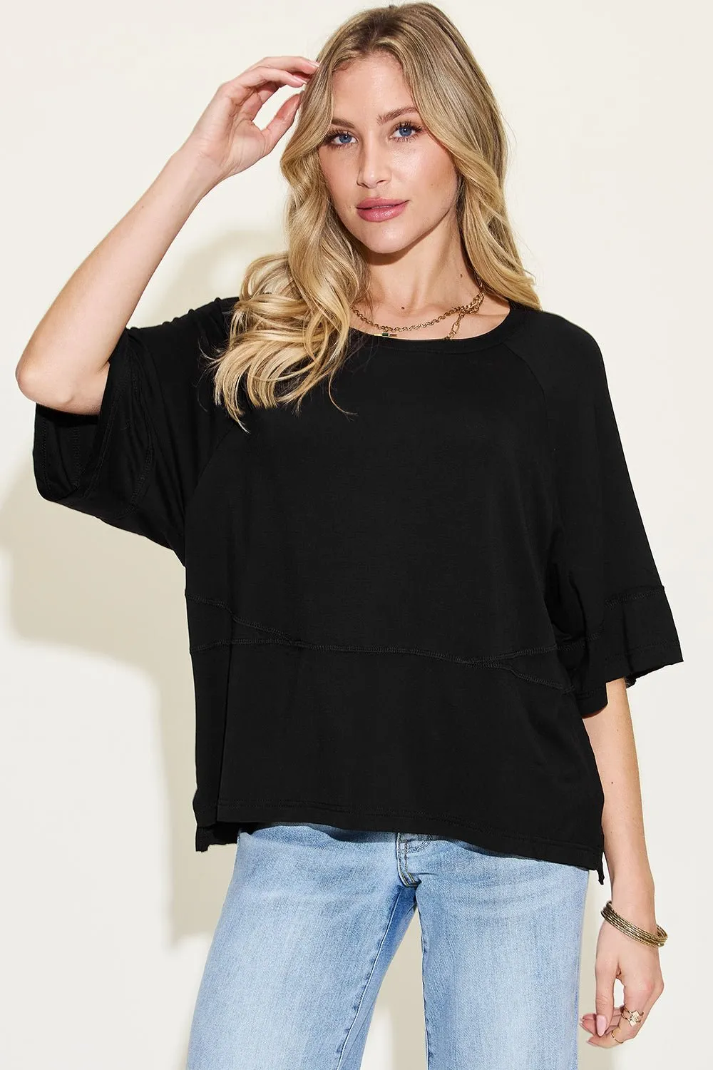 Bamboo Exposed Seam T-Shirt