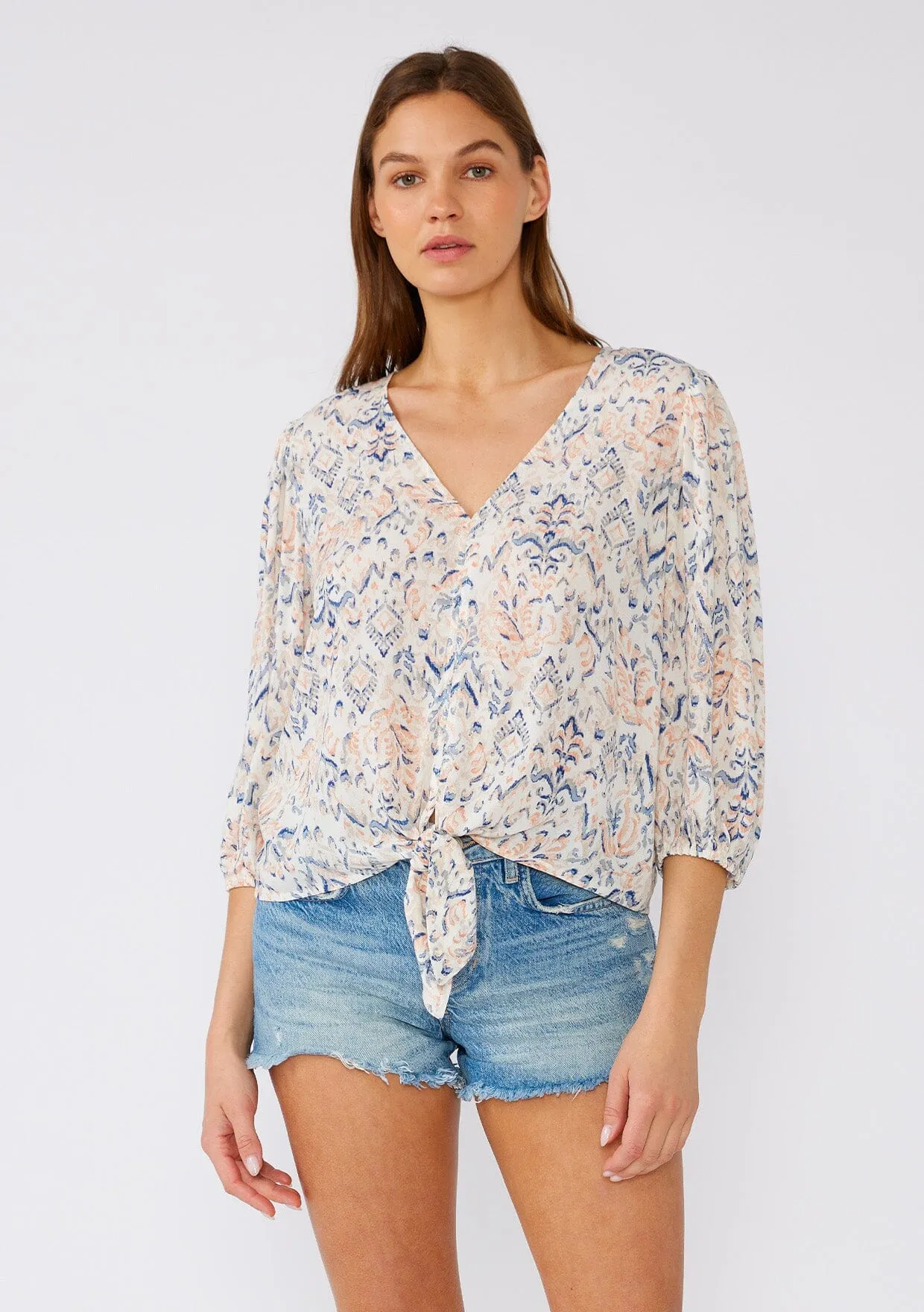 Bara Tie Front Top