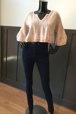 Bardot Crop-Cloud Top