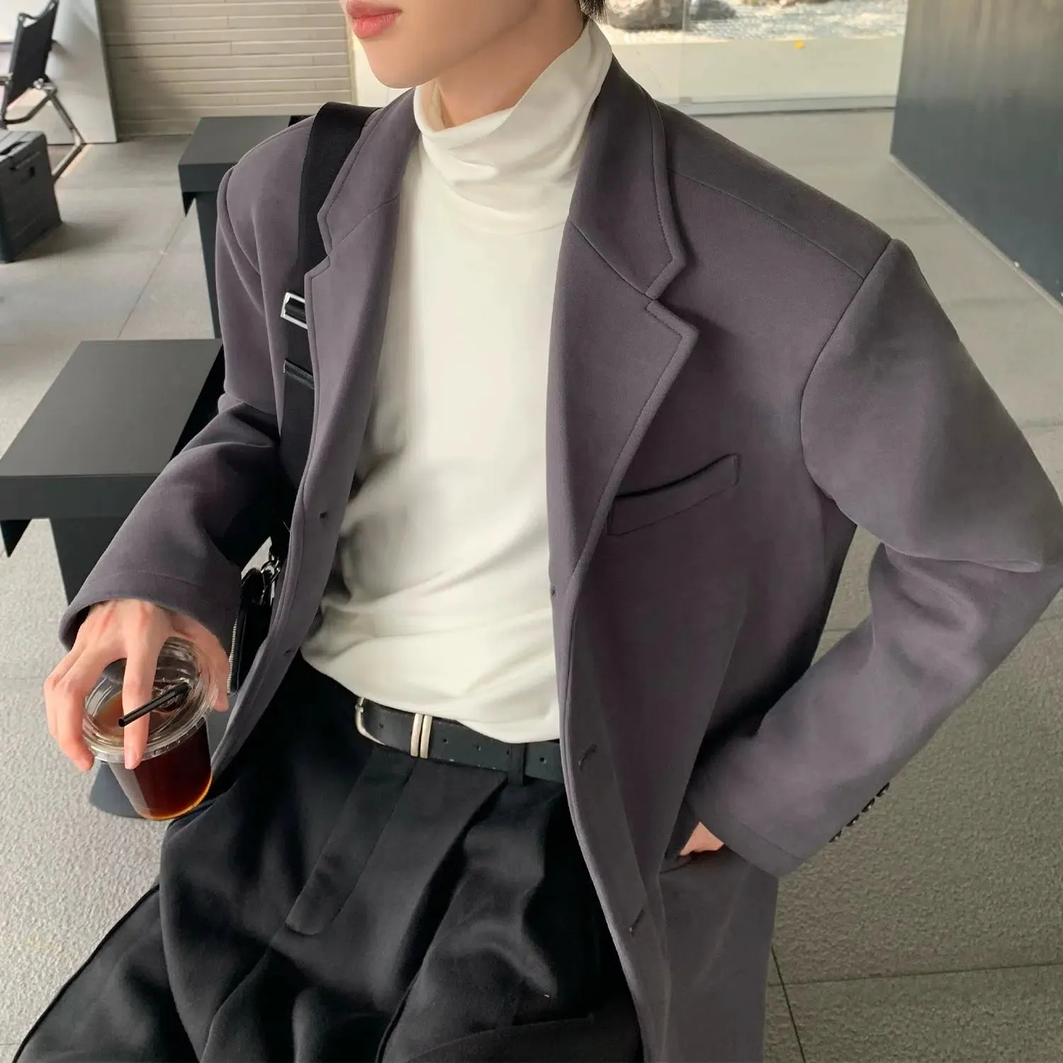 Basic Half Turtleneck Bottoming Shirt