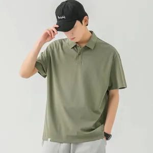 Basic Lapel Polo Shirt
