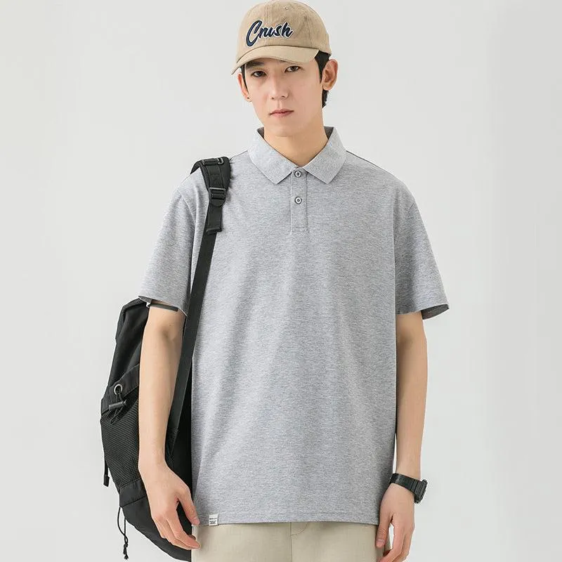 Basic Lapel Polo Shirt