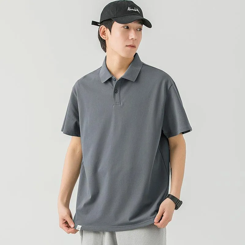 Basic Lapel Polo Shirt