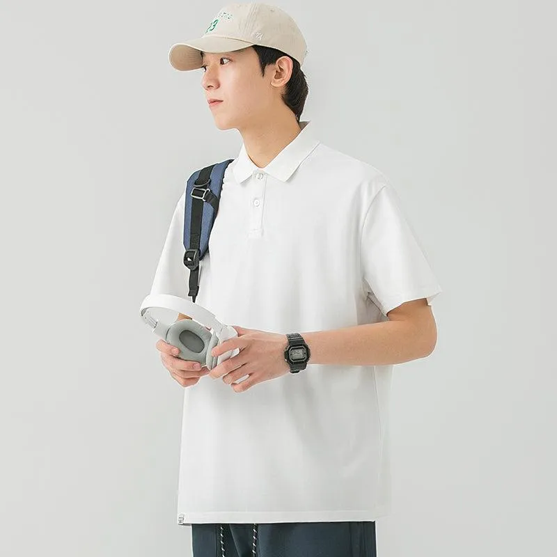 Basic Lapel Polo Shirt