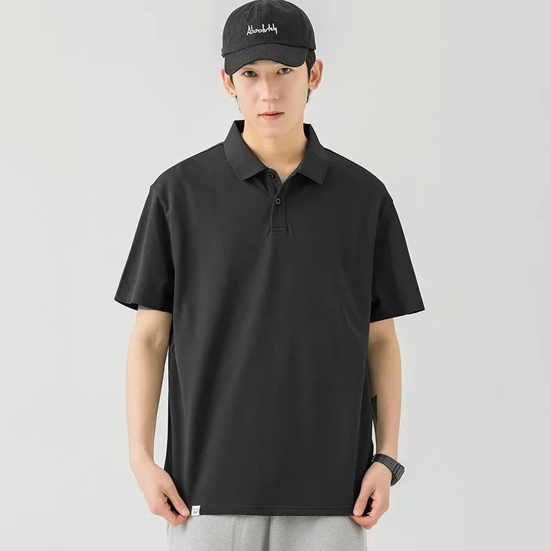 Basic Lapel Polo Shirt