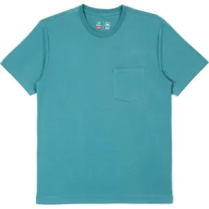 Basic S/S Pocket Tee - Aqua