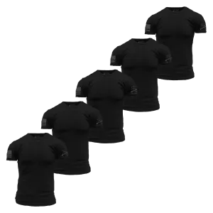 Basic T-Shirts - Black - 5 Pack