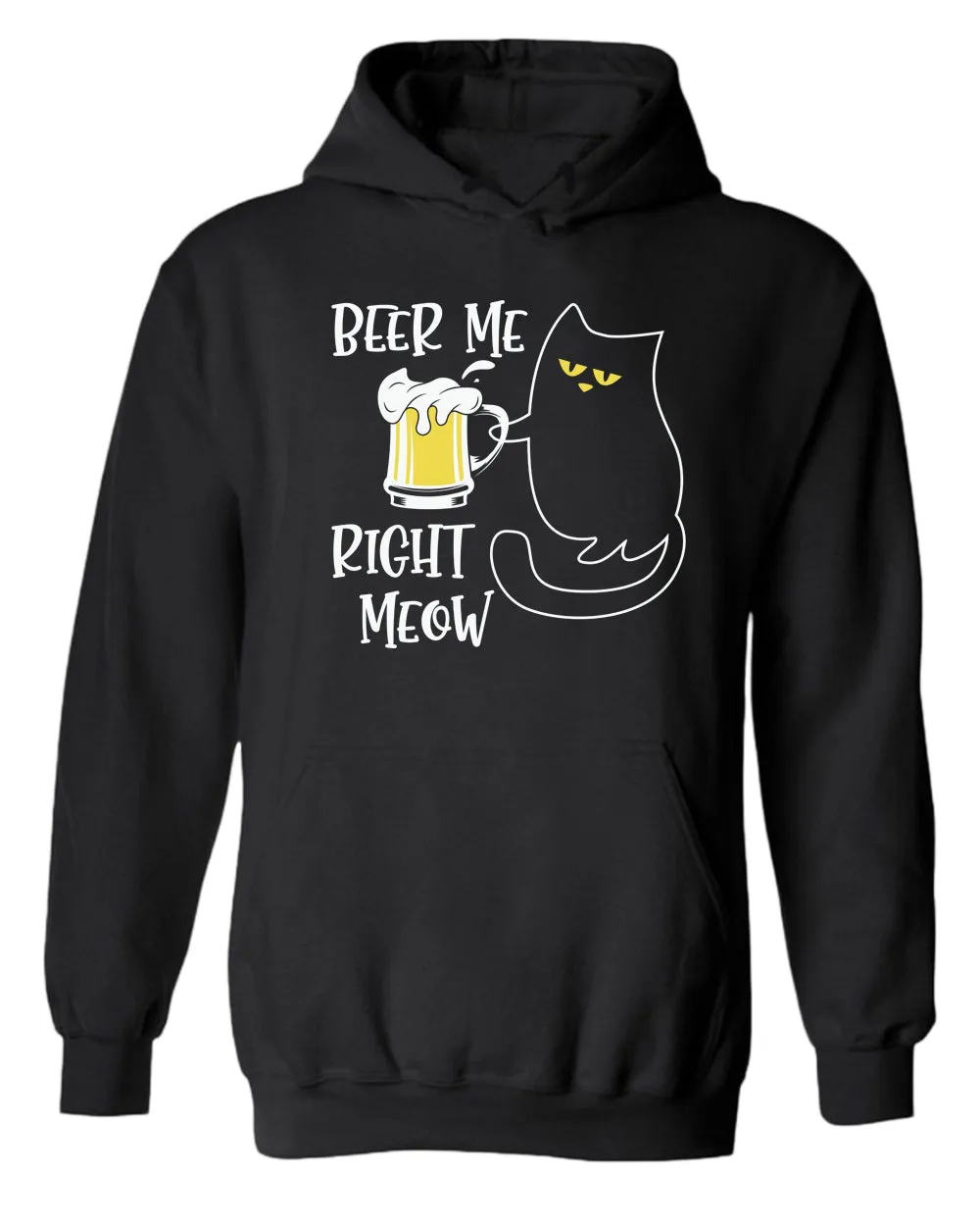Beer me right meow hoodie, beer lover hoodie, cat lover hoodies
