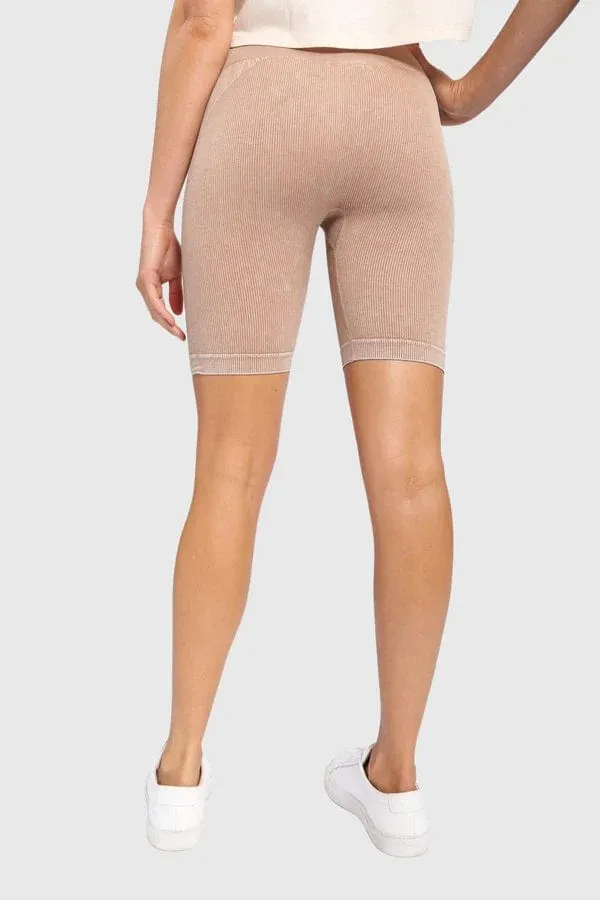 BFF Seamless Biker Short - Mud